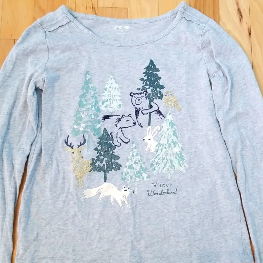 Gymboree ALL SPRUCED UP Winter Wonderland shirt